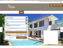 Tablet Screenshot of inmobiliariatrafalgar.com